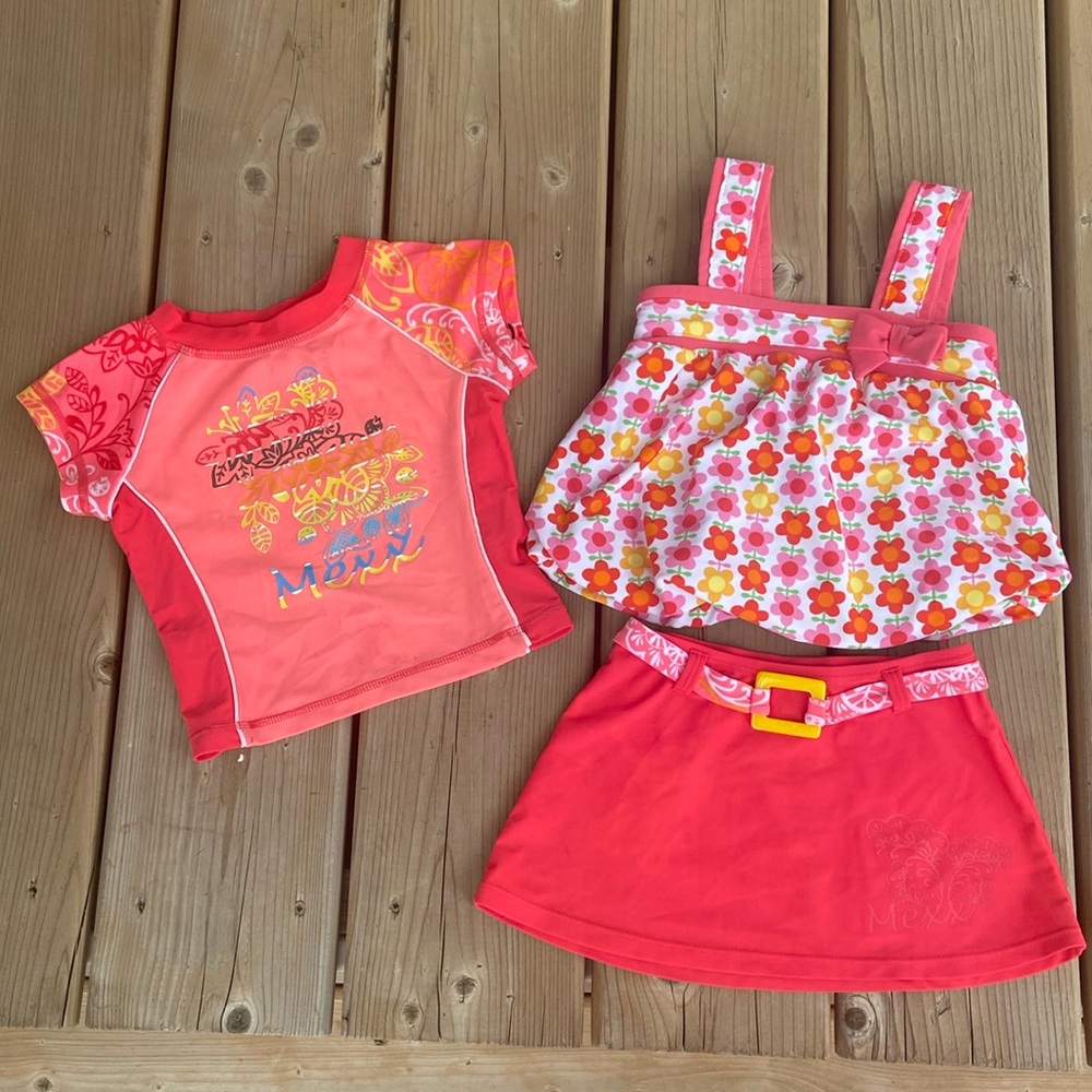 Mexx Red and Yellow Swim Coverup